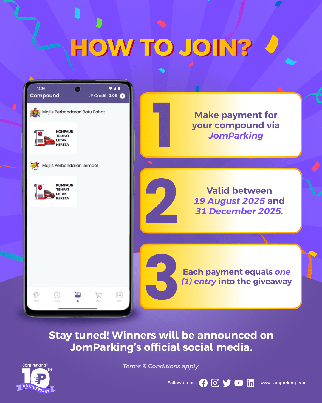 JomParking Giveaways